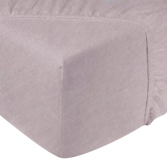 DoubleDry Jersey Stretch Hoeslaken - 100% Katoen - Tweepersoons 140x200 cm - 25cm Matrasdikte - Rondom Elastiek - Licht Lila