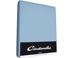 Cinderella Basic Hoeslaken saffier 160x200