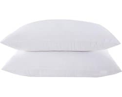 Princess Line Basic Hoofdkussen - 60x70cm- Set van 2-Stuks-Aanpasbaar met Ritssluiting