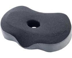 Kussen - Piercing Kussen - Nekbeschermer - Kussen Wasbaar - Comfortabel - Klein Kussen met Oorgat - voor - Zijslapers Cadeaus - Donkergrijs en lichtgrijs