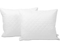 Cinderella Hoofdkussen Beschermer (2 Stuks) - 60x70 cm - Wit