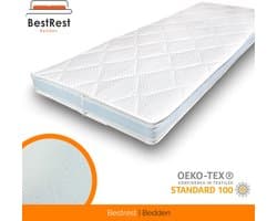 Topper - 200x210 Topper - HR55 Koudschuim - Topdekmatras - Matrastopper - Veerkrachtig - Ondersteunend - Afneembaar hoes - Tencel Hoes - Hotelkwaliteit - 12cm Topper