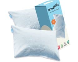 Cloudpillo Hoofdkussen 2 Pack - Original - Memory Foam - Afstelbaar Design - Geschikt voor rug-, zij- en buikslapers - Traagschuim - Vermindert Nekklachten