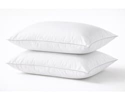 2x Luxe Hoofdkussen – Orthopedisch & Ademend – Katoen – 60x70 cm