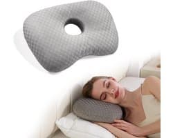 Piercing kussen - Kussen met gat voor oor - Donutkussen - Comfortabel - Verstelbaar comfort