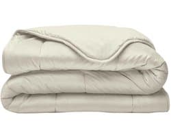 Droomtextiel All-In One Lazy Velvet Dekbed Zonder Overtrek - 240x200 cm - Crème