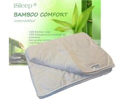iSleep Zomerdekbed Bamboo Comfort - Tweepersoons - 200x220 - Wit
