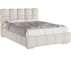 Tweepersoonsbed Bliss 140 x 200 cm met opbergruimte, lattenbodem en Pocketveringmatras kokos H3/H4 (20 cm hoog)