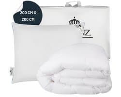 Troonz Portofino Zomer Dekbed 200x200 incl. Hoofdkussen Portofino - Beddenset - - Hotelkwaliteit - All Year Dekbed