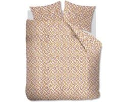 Beddinghouse Retro Grid Dekbedovertrek - Tweepersoons - 200x200/220 cm - Red