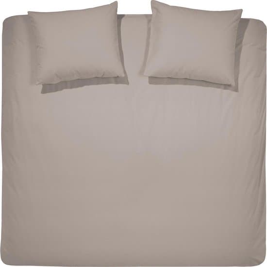 Cinderella Morning Dekbedovertrek - Tweepersoons - Lits-Jumeaux Extra Breed - 260x200/220 cm - Taupe