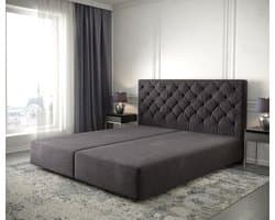 Boxspring-frame Dream-Great microvezel zwart 180x200