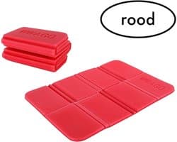 Camping zit matje - Picknick kussen - vouwkussen - Seat pad - Rood