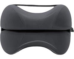 Foam Beenkussen - Kniekussen Slaap - Comfortabel Slapen - Ergonomisch Ontworpen - 28 x 20 x 20 cm - Donkergrijs