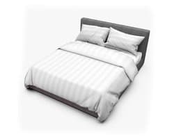 Dream Sheets New York - Dekbedovertrek 200 x 200/250 - Biologisch Katoen Satijn - Tweepersoons - Nederlands Fabricaat - The Broadway - Wit