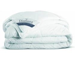 Diamant Dekbed Elegance 90% Ganzendons - 4 Seizoenen - Tweepersoons - 200x200 cm - Wit