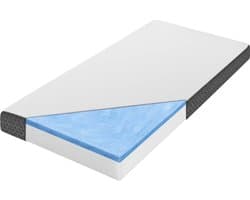 Densi - Topmatras - Topdek Matras - 180x200 cm - 7cm dik - Matras Topper - Traagschuim - Afritsbare en wasbare hoes - Premium hotelkwaliteit - 60 dagen proefslapen