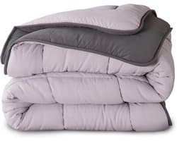 Jaarrond dekbed 240x220 cm - comfortabel allergeenvrij dekbed met gelvezelvulling en cassettestiksel