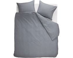 Beddinghouse frost dekbedovertrek - Lits-Jumeaux XL - 260 x 200/220 cm - Blauwgrijs