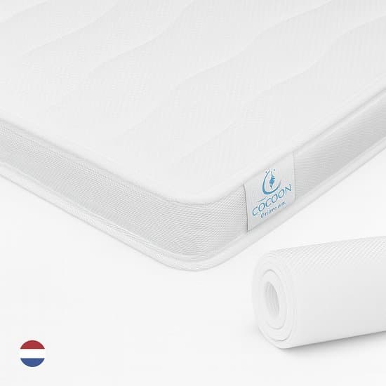 Topmatras 3D - PREMIUM VENTILEREND - 180x200 - 11CM - HR Koudschuim - Stevig - Bamboo Hybrid - Topdekmatras - Afritsbaar Wasbaar Tijk - Orthopedisch - Anti-allergisch - Anti Bacterieel - CertiPUR® en Okoetex gecertificeerd