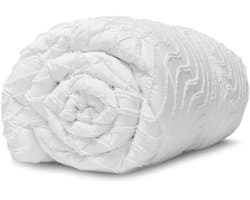 Tufted Waves All in One Wasbaar Dekbed zonder overtrek 200x200 - Dekbed zonder overtrek - Hoesloos dekbed - Eazy dekbed - Gekleurd dekbed - All Year Winterdekbed & Zomerdekbed - Tweepersoons Dekbed - White - Dekbedden