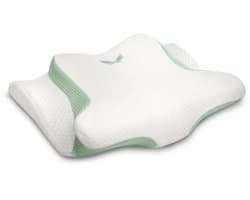 Cloudy Dream SoftWing Pillow® Ergonomisch Hoofdkussen - Hoofdkussen 32x68x14cm - Verkoelend Hoofdkussen - Memory Foam Kussen
