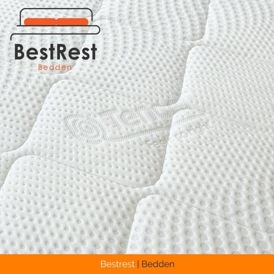 Topper - 140x210 Topper - Hybride-foam / Koudschuim - Topdekmatras - Matrastopper - Drukverlagend - Ondersteunend - Afneembaar hoes - Tencel Hoes - Hotelkwaliteit - 12cm Topper