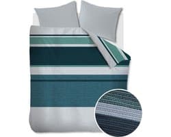 Beddinghouse Raya dekbedovertrek - Lits-Jumeaux - 240x200/220 - Blauw