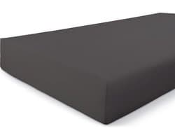 Walra Hoeslaken Jersey Stretch - 160x220 - 100% Katoen - Antraciet