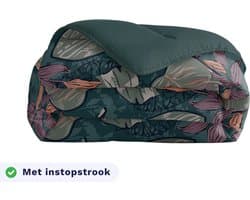 Zelesta Royalbed Flower Power 240x200 - Dekbed zonder overtrek - met Instopstrook - Wasbaar dekbed met Vaste Overtrek - All year zomerdekbed & winterdekbed
