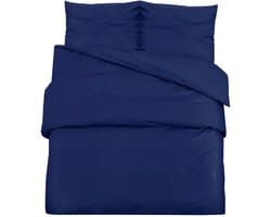 Dekbedovertrekset | Beddengoed 200x220 cm microvezel marineblauw