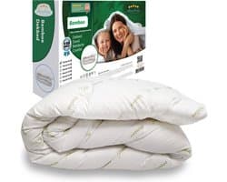 BIO Bamboe Dekbed - Anti allergisch 100% wasbare - verkoelend - vochtregulerend 200 x 200 cm