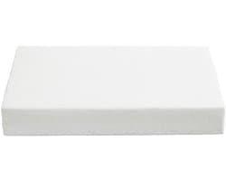 Ambiante Katoen - Splittopper Hoeslaken - 180x200/210 - Wit