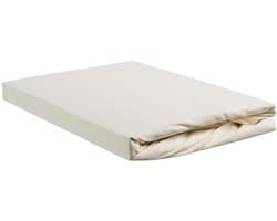 Ambiante - Katoen - Topper Hoeslaken - 160x200 cm - Gebroken Wit