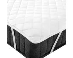 BELIANI ALMANZOR- Matrastopper - Wit 140 x 200 cm - Japara katoen