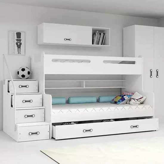 BMS MAX 3 - Bunk Bed - 120x200 - Jeugd - Wit