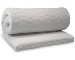 Topdekmatras - Topper - Koudschuim HR50 - Bamboo - Op Maat - 125x205 - 8 cm