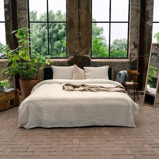 Kayori Rinen Dekbedovertrek Linnen - 240x200-220 +2 slopen - Perfect voor de zomer - Lits-jumeaux - Zand