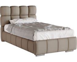 Tweepersoonsbed Bliss / Eenpersoonsbed 100 x 200 cm met opbergruimte, lattenbodem en 7zonen Multipocketmatratze CIRA (24cm)