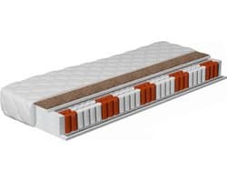 Meubella - Matras Felix - Pocketvering 7 zones met kokos - 140x200 cm
