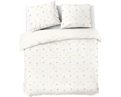 Dindi Home Dekbedovertrek Forever Spring - 200x220 - 100% katoen - Wit