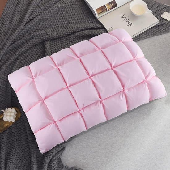 Hotel Slaapkussen - Bedkussen Dons Alternatief - Comfortabel Slapen - Plantaardige Dons Alternatief - 50x90 cm - Roze