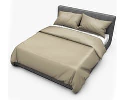 Dream Sheets Marrakesh - Dekbedovertrek 240 x 220/250 - Katoen Satijn - Tweepersoons - Lits jumeaux - Golden Glow - Goud