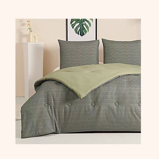 Struktur Olive Leaf - Het hoesloos dekbed zonder overtrek