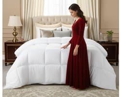 Tweepersoonsdekbed - Quilt deken - Hele jaar door - Hypoallergeen - 200x200 cm