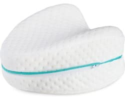 New Bed Orthopedisch Memory Foam Visco Kniekussen voor in bed, Knie- en Beenkussen met ventilatiegaten