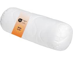 sleepling Comfort 190019 bolster kussen met ritssluiting 100% microvezel 15 x 40 cm, wit