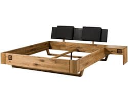 MASSIVMOEBEL24.DE bed KITZBÜHEL #160 natuur 140 x 200 cm