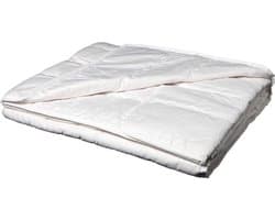 iSleep Cotton Washable Zomerdekbed - 100% Katoen - Tweepersoons - 200x200 cm - Wit