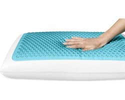 Hoofdkussen met Koelgel-Eva Gel Kussen-Comfortabel-Duurzaam-Size: size: 65*40*13 cm